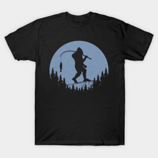 Bigfoot Fishing T-Shirt